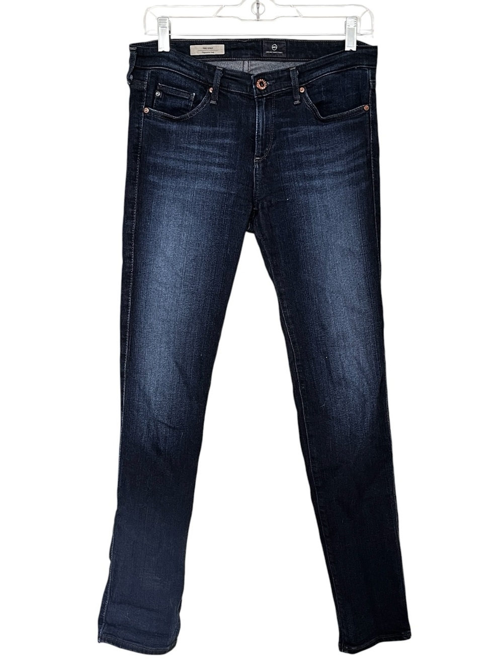 AG Adriano Goldschmied The Stilt Cigarette Leg Dark Wash Jeans size 27 - Picture 9 of 9
